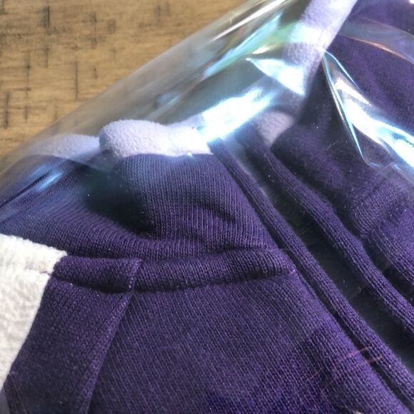 LL Bean Fleece Zip up Classic LL Bean Patch in Power Purple. Soft. All Season - Picture 17 of 17